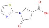 5-Oxo-1-(2-thiazolyl)-3-pyrrolidinecarboxylic acid