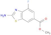 6-Benzothiazolecarboxylic acid, 2-aMino-4-fluoro-, Methyl ester