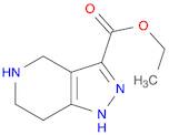 1H-Pyrazolo[4,3-c]pyridine-3-carboxylic acid, 4,5,6,7-tetrahydro-, ethyl ester