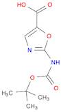 5-Oxazolecarboxylicacid, 2-[[(1,1-dimethylethoxy)carbonyl]amino]-