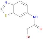 N-Benzothiazol-6-yl-2-broMo-acetaMide, 98+% C9H7BrN2OS, MW