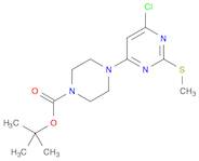 4-(6-Chloro-2-methylsulfanyl-pyrimidin-4-yl)-piperazine-1-carboxylic acid tert-butyl ester