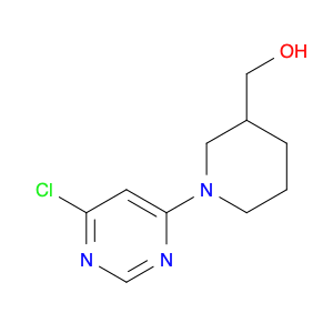 [1-(6-Chloro-pyriMidin-4-yl)-piperidin-3-yl]-Methanol, 98+% C10H14ClN3O, MW