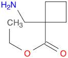 Cyclobutanecarboxylic acid, 1-(aminomethyl)-, ethyl ester