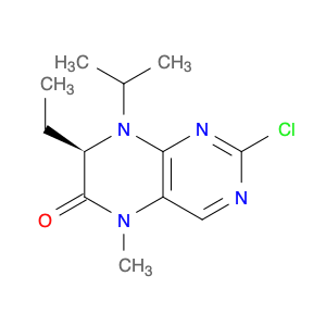 (R)-2-chloro-7-ethyl-8-isopropyl-5-methyl-7,8-dihydropteridin-6(5H)-one