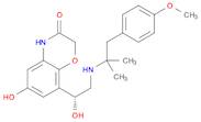 6-Hydroxy-8-[(1R)-1-hydroxy-2-[[2-(4-methoxyphenyl)-1,1-dimethylethyl]amino]ethyl]-2H-1,4-benzoxaz…