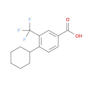 Benzoic acid, 4-cyclohexyl-3-(trifluoromethyl)-