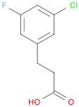 3-(3-Chloro-5-fluorophenyl)propanoic acid