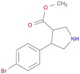 Trans-Methyl 4-(4-broMophenyl)pyrrolidine-3-carboxylate