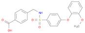 4-(((4-(2-Methoxyphenoxy)phenyl)sulfonamido)methyl)benzoic acid