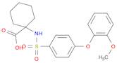 1-(([4-(2-METHOXYPHENOXY)PHENYL]SULFONYL)AMINO)CYCLOHEXANECARBOXYLIC ACID