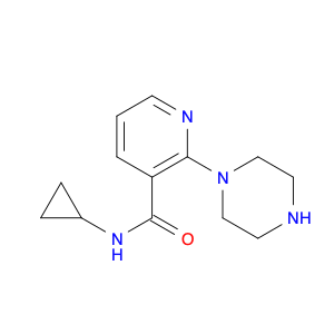 N-Cyclopropyl-2-(1-piperazinyl)nicotinamide hydrochloride