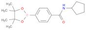 N-cyclopentyl-4-(4,4,5,5-tetramethyl-1,3,2-dioxaborolan-2-yl)benzamide