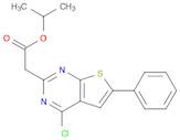 isopropyl 2-(4-chloro-6-phenylthieno[2,3-d]pyrimidin-2-yl)acetate