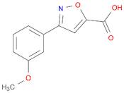 3-(3-methoxyphenyl)isoxazole-5-carboxylic Acid