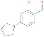 2-CHLORO-4-PYRROLIDIN-1-YL-BENZALDEHYDE