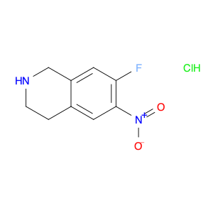 7-Fluoro-6-nitro-1,2,3,4-tetrahydroisoquinoline hydrochloride