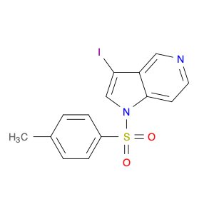 3-IODO-1-(4-METHYLBENZENESULFONYL)-1H-PYRROLO[3,2-C]PYRIDINE