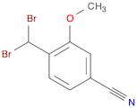 4-DibroMoMethyl-3-Methoxybenzonitrile