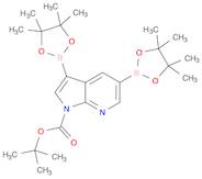 t-Butyl 3,5-bis(4,4,5,5-tetramethyl-1,3,2-dioxaborolan-2-yl)-1h-pyrrolo[2,3-b]pyridine-1-carboxy...