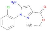 5-Amino-1-(2-chloro-phenyl)-1H-pyrazole-3-carboxylic acid ethyl ester