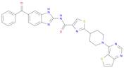 4-ThiazolecarboxaMide, N-(6-benzoyl-1H-benziMidazol-2-yl)-2-(1-thieno[3,2-d]pyriMidin-4-yl-4-piper…