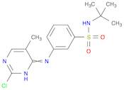 N-tert-butyl-3-(2-chloro-5-methylpyrimidin-4-ylamino)benzenesulfonamide