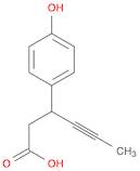 3-(4-hydroxyphenyl)hex-4-ynoicacid