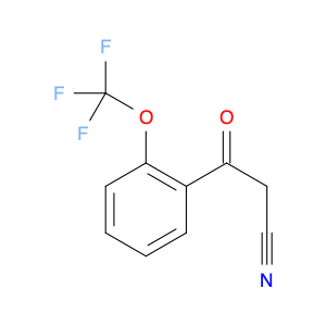 3-Oxo-3-[2-(trifluoromethoxy)phenyl]propanenitrile, 3-Oxo-3-[2-(trifluoromethoxy)phenyl]propionitr…