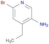 6-BROMO-4-ETHYLPYRIDIN-3-AMINE