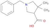 1-Benzyl-4,4-dimethyl-pyrrolidine-3-carboxylic acid