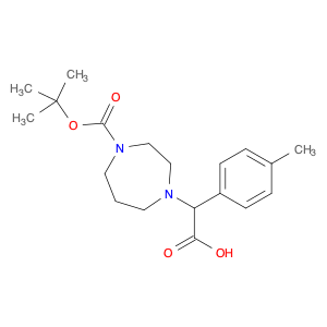 4-(carboxy-p-tolyl-methyl)-[1,4]diazepane-1-carboxylic acid tert-butyl ester