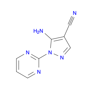 5-amino-1-(pyrimidin-2-yl)-1H-pyrazole-4-carbonitrile