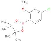 2-(4-chloro-2-methoxyphenyl)-4,4,5,5-tetramethyl-1,3,2-dioxaborolane