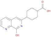 4-(8-Hydroxy-1,7-naphthyridin-6-yl)cyclohexanecarboxylic acid