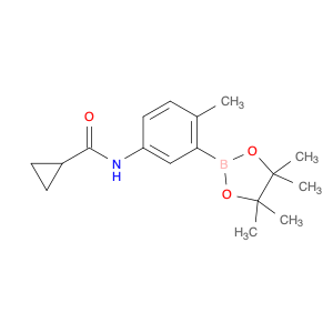 N-(4-methyl-3-(4,4,5,5-tetramethyl-1,3,2-dioxaborolan-2-yl)phenyl)cyclopropanecarboxamide