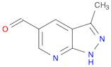 3-methyl-1H-pyrazolo[3,4-b]pyridine-5-carbaldehyde