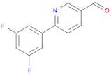 6-(3,5-Difluorophenyl)-3-pyridinecarbaldehyde