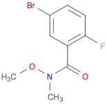 5-Bromo-2-Fluoro-N-Methoxy-N-Methylbenzamide