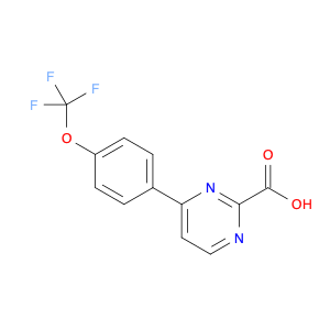 4-[4-(Trifluoromethoxy)phenyl]pyrimidine-2-carboxylic acid