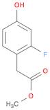 methyl 2-(2-fluoro-4-hydroxyphenyl)acetate