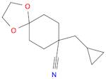 8-(cyclopropylmethyl)-1,4-Dioxaspiro[4.5]decane-8-carbonitrile