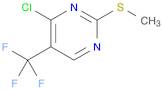 4-chloro-2-(Methylthio)-5-(trifluoroMethyl)pyriMidine