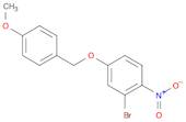 2-bromo-4-[(4-methoxyphenyl)methoxy]-1-nitrobenzene