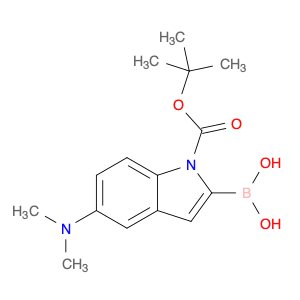 (1-(tert-Butoxycarbonyl)-5-(dimethylamino)-1H-indol-2-yl)boronic acid