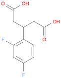 3-(2,4-Difluorophenyl)pentanedioic acid