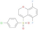 4-((4-Chlorophenyl)sulfonyl)-5,8-difluoro-2H-chromene