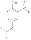 Benzenamine, 4-(difluoromethoxy)-2-nitro-