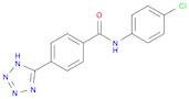 Benzamide, N-(4-chlorophenyl)-4-(1H-tetrazol-5-yl)-