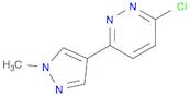 3-Chloro-6-(1-methyl-1H-pyrazol-4-yl)pyridazine